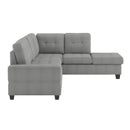 Maston Light Gray Reversible Sectional