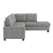 Maston Light Gray Reversible Sectional