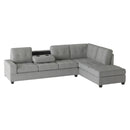 Maston Light Gray Reversible Sectional