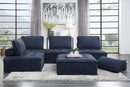 Ulrich Blue Modular 5-Piece Modular Sectional