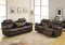 Recliner Leather Sofa Set