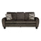 Rubin Chocolate Faux Leather Sofa