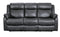 Yerba Gray Microfiber Double Lay Flat Reclining Sofa