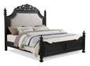 Kingsbury Espresso Queen Upholstered Panel Bed