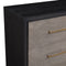 Payson Black/Brown Upholstered Panel Bedroom Set