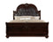 Stanley Cherry Brown King Upholstered Sleigh Bed