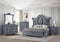 Cameo Gray Upholstered Panel Bedroom Set