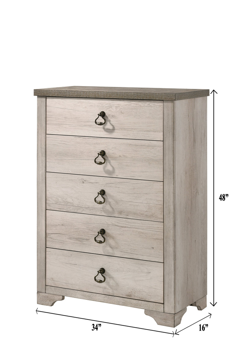 Patterson Driftwood Panel Youth Bedroom Set