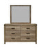 Matteo Melamine Upholstered Panel Bedroom Set