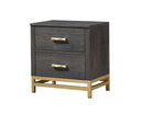 Trevor Brown/Gold Nightstand