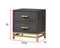 Trevor Brown/Gold Nightstand