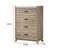 Tilston Natural Panel Bedroom Set