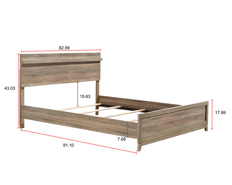 Tilston Natural Panel Bedroom Set