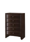 Emily Dark Cherry Storage Platform Bedroom Set