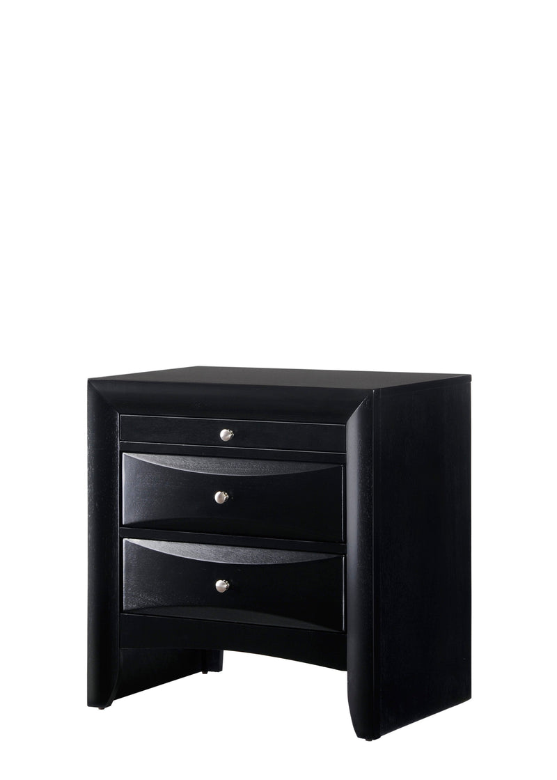 Emily Black Storage Platform Bedroom Set