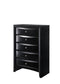 Emily Black Storage Platform Bedroom Set