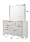 Lyssa Frost LED Upholstered Panel Youth Bedroom Set