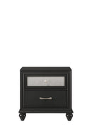 Lila Black Nightstand