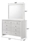 Evan White Panel Bedroom Set