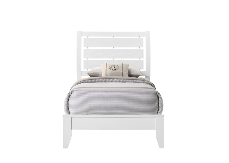 Evan White Panel Youth Bedroom Set