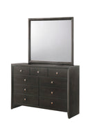 Evan Gray Panel Bedroom Set