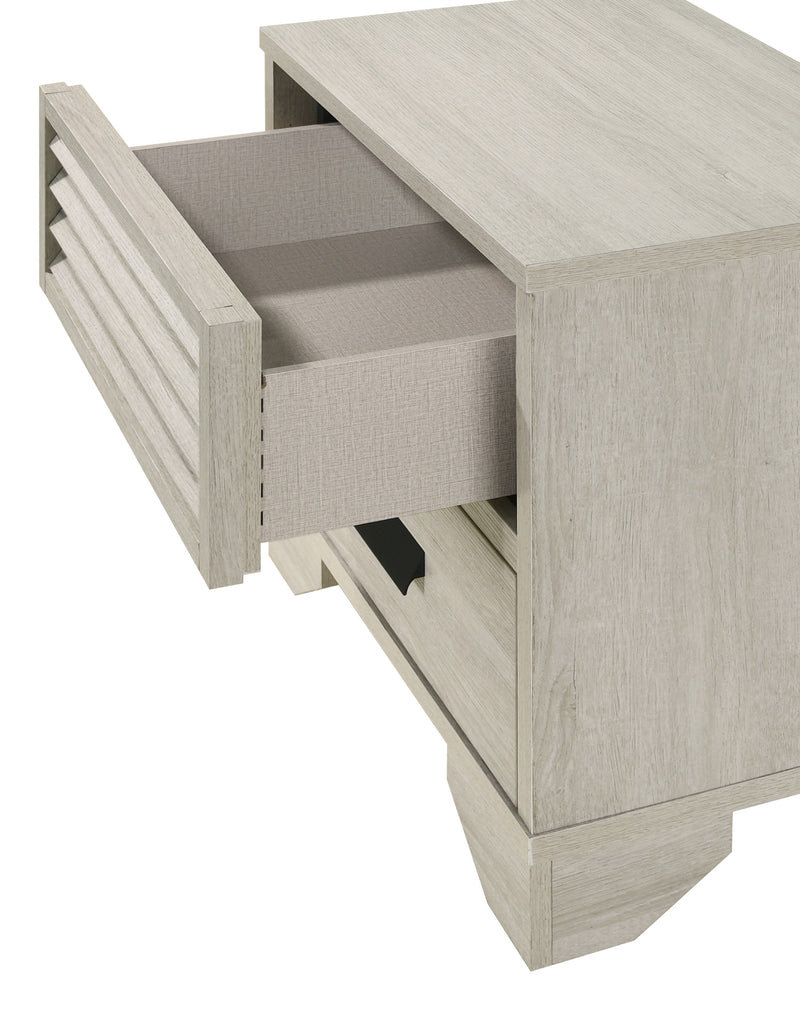 Sarter White Nightstand