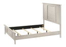 Sarter White Queen Panel Bed