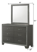 Kaia Gray Panel Bedroom Set