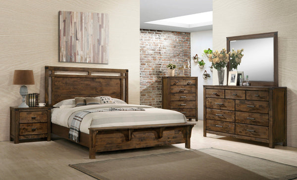 Curtis Brown Panel Bedroom Set