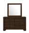 Farrow Chocolate Bedroom Mirror (Mirror Only)