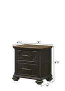 Hamilton Dark Brown Nightstand