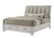 Jaymes White Mist Queen Footboard Storage Platform Bed