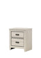 Carter White Platform Bedroom Set