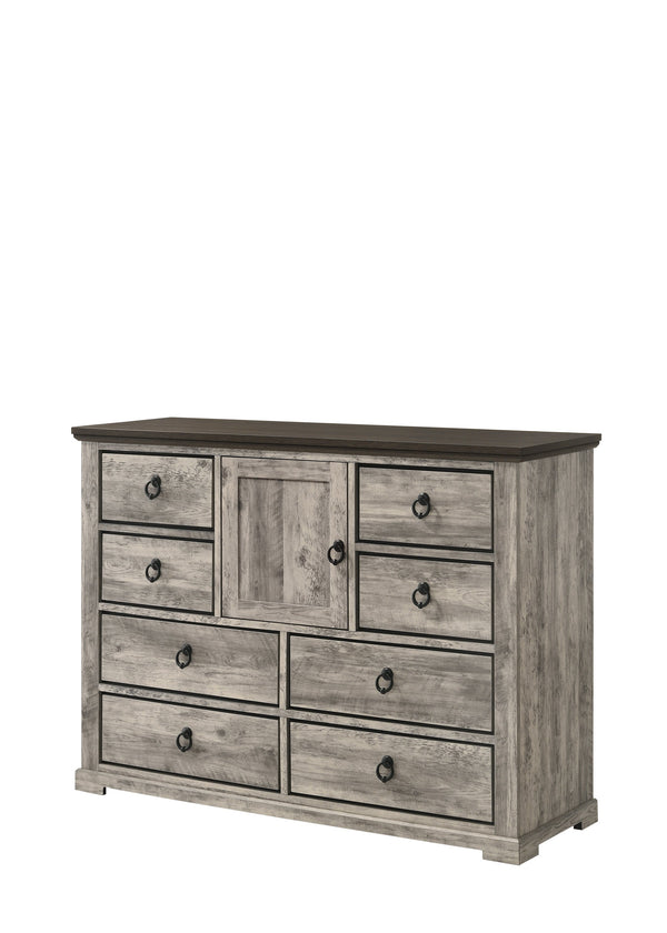 Ella-Mae Beige/Brown Dresser