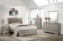 Amalia Champagne Silver Panel Youth Bedroom Set