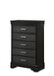 Amalia Black Panel Youth Bedroom Set