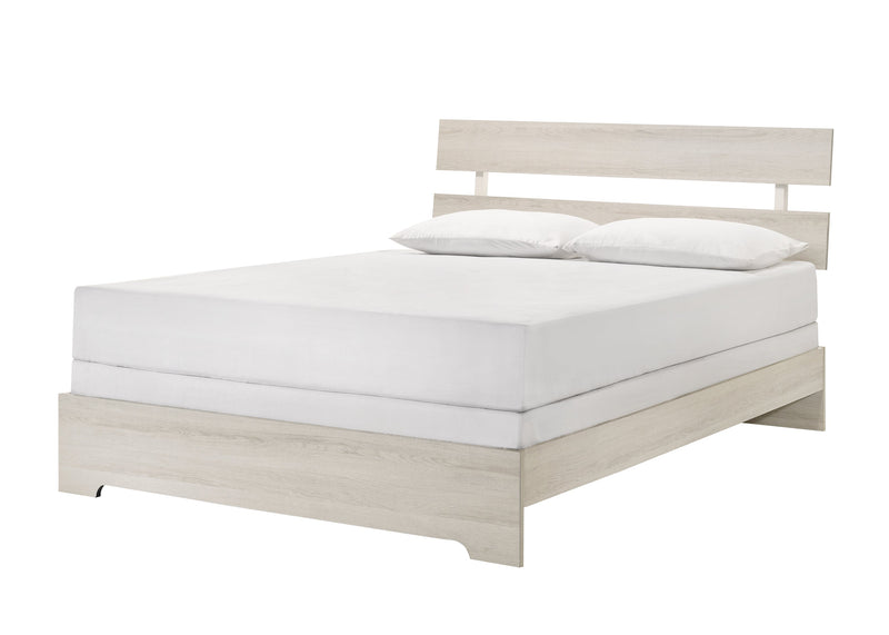 Atticus White Full Platform Bed