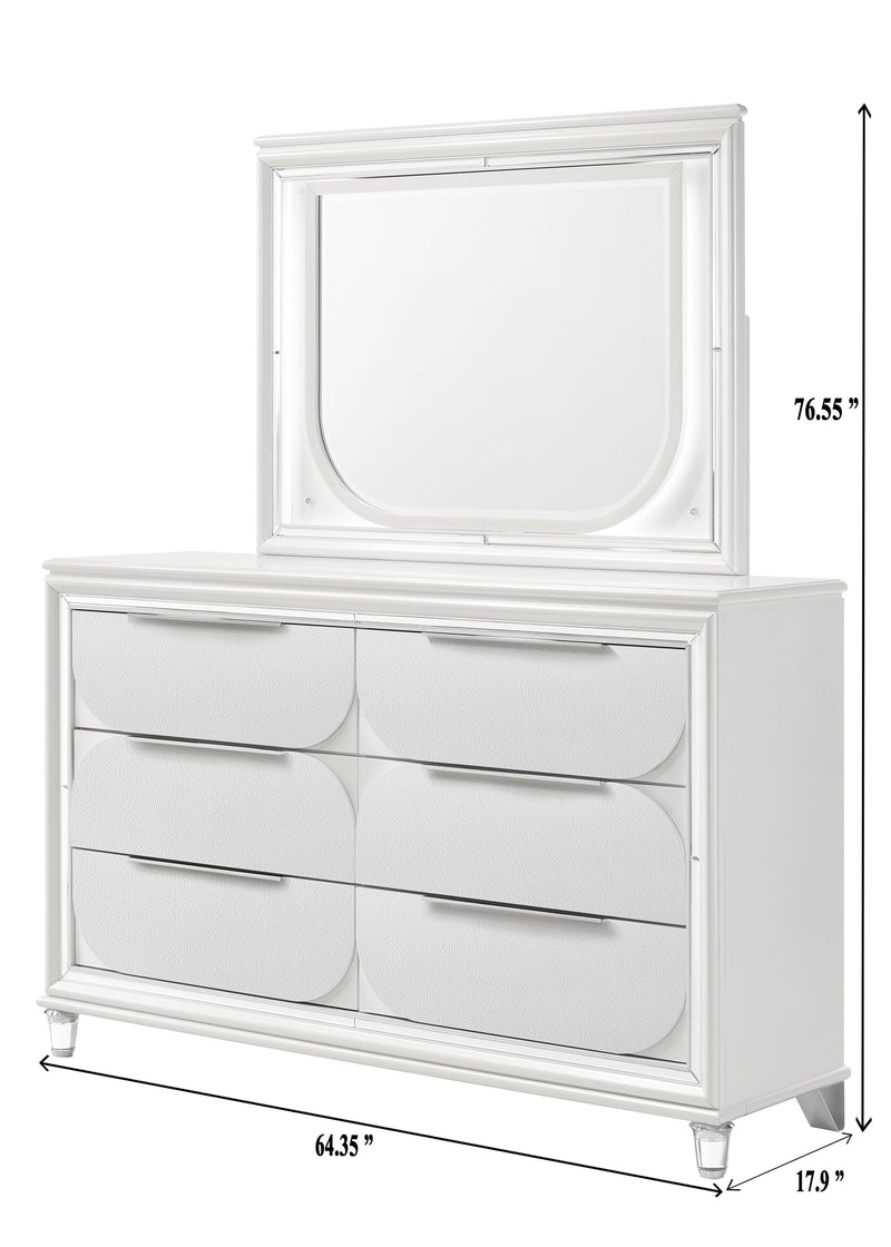 Eden White Dresser