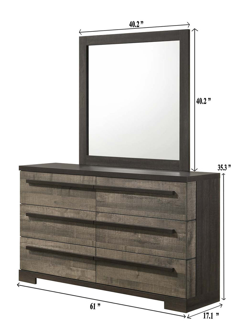 Remington Brown/Gray Dresser