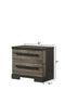 Remington Brown/Gray Nightstand