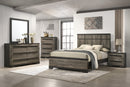 Remington Brown/Gray King Panel Bed