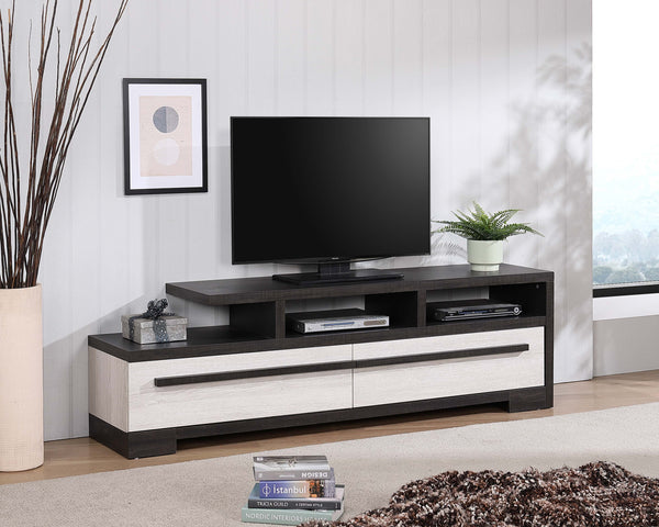 Remington Black/White 72" TV Stand