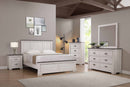 Leighton Cream/Brown Panel Bedroom Set