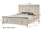 Sawyer Antique White/Brown Panel Bedroom Set