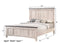 Sawyer Antique White/Brown Panel Bedroom Set