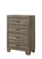 Mille Brownish Gray Upholstered Youth Bedroom Set