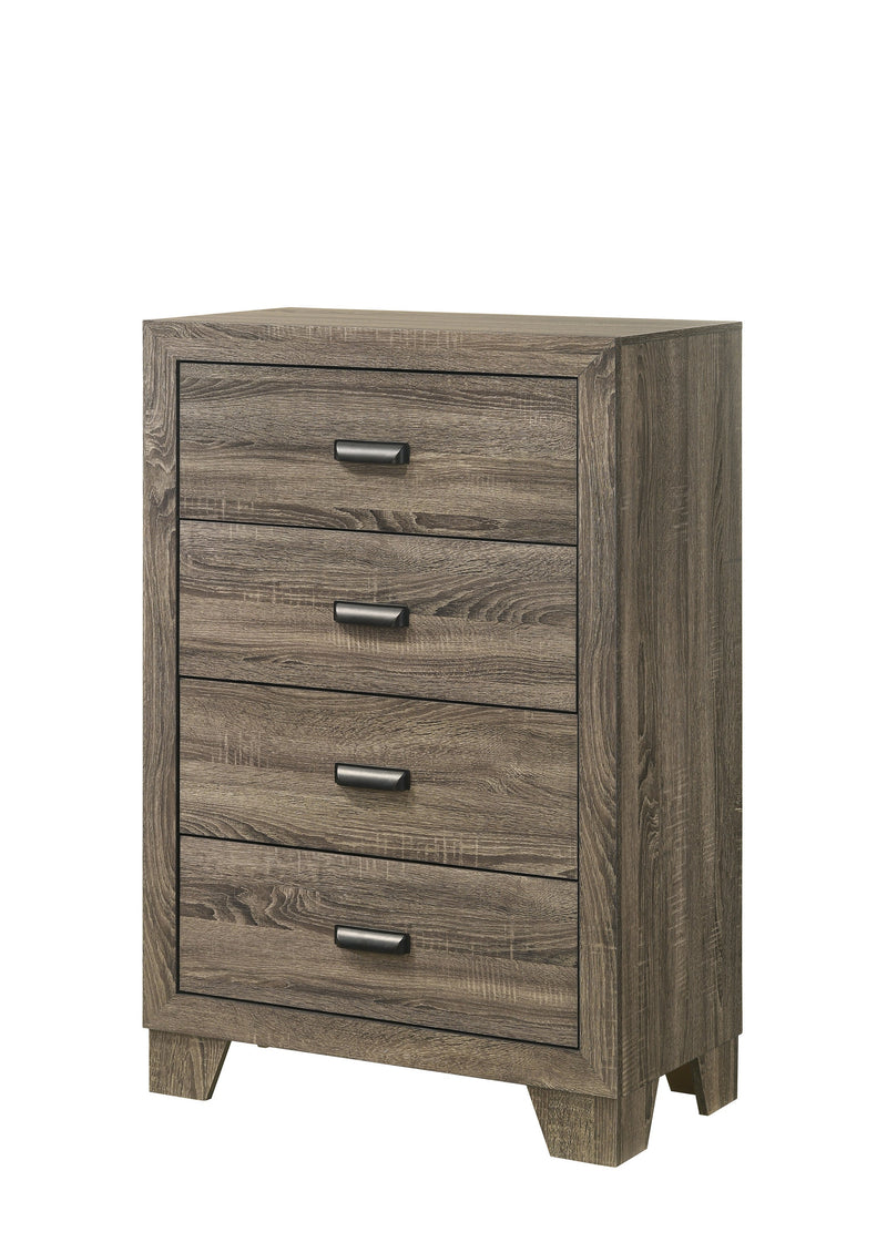 Mille Brownish Gray Upholstered Youth Bedroom Set