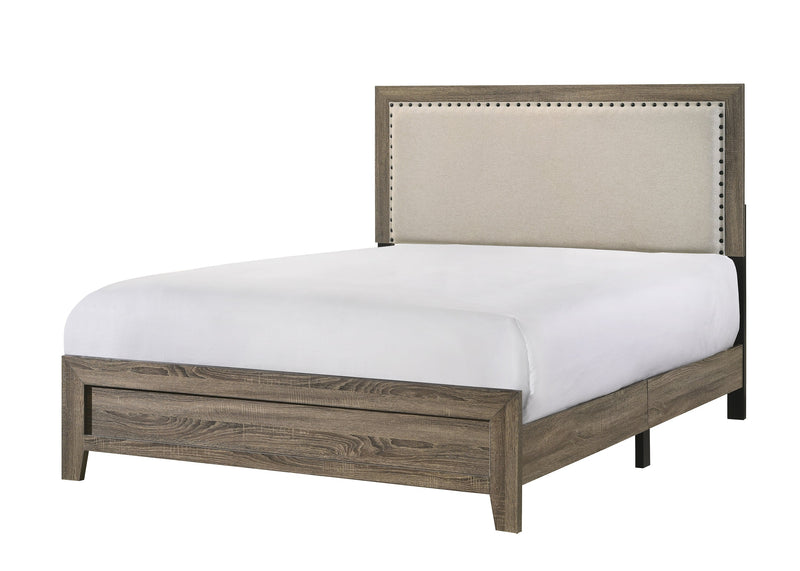 Mille Brownish Gray Upholstered Youth Bedroom Set