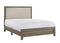 Mille Brownish Gray Full Upholstered Bed