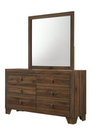 Mille Cherry Brown Upholstered Youth Bedroom Set